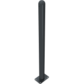Ornamental bollard | Series 468B | � 60 mm | stationary, to be fixed by plugswith base plate 100 x 150 mm | without lock | without eyelet